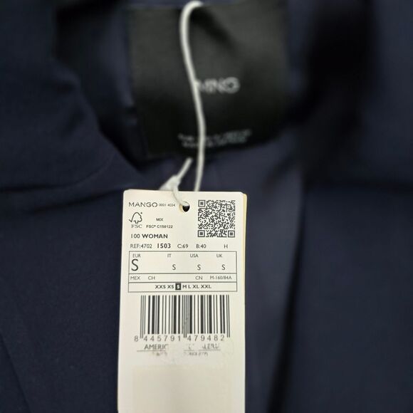 NWT Mango Navy Pant Suit - S - Picture 9 of 9